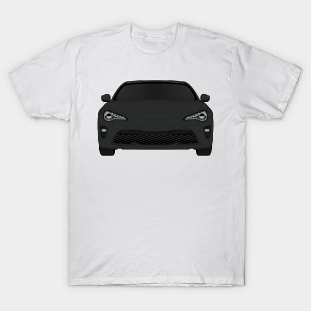 GT86 Dark-grey + black T-Shirt by VENZ0LIC